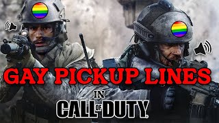 Using GAY PICKUP LINES in Call of Duty [upl. by Voss]