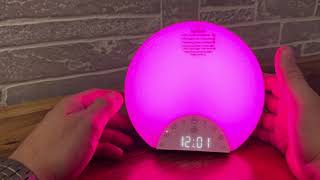 Sunrise Alarm Clock Wake Up Light [upl. by Sucerdor285]