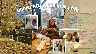 university week in my life  study vlog busy week being productive [upl. by Carling]