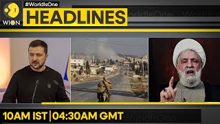 Syrian Rebels Sweep Into Aleppo  Zelensky NATO Guarantees Can End War  WION Headlines [upl. by Gemperle815]