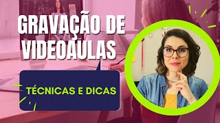 Como produzir e gravar videoaulas  roteiro técnica e oratória minicurso [upl. by Euphemie925]