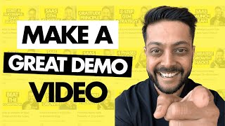 How to Make a Product Demo Video [upl. by Enawd]