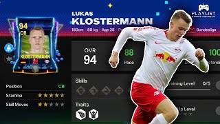 LUKAS KLOSTERMANN OVR 94 CB  Retro Stars Daily Offer  EA Sports FC Mobile 24 [upl. by Oicor63]