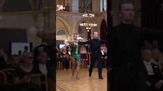 Denis Kojinov and Jeanette Chevalier USA  Paso Doble 2024 WDSF Vienna Dance Concourse shorts [upl. by Dunham]