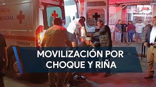 Choque provoca riña entre conductores en el Periférico Luis Echeverría en Saltillo [upl. by Alejandra917]