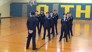 OTHS AFJROTC UnArmed Drill Team 1 [upl. by Elocin]