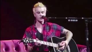 Justin Bieber  Insecurities Audio  Live Purpose Tour ESPAÑOL [upl. by Tamis]