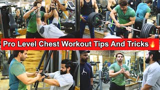 Chest Workout With New Techniques Aadi Nagar Aur Tiger Bhai K Sath Earthquake Mei B Workout🤨 [upl. by Torrence187]