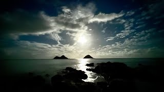 Lanikai Full Moon Rise [upl. by Nwatna684]