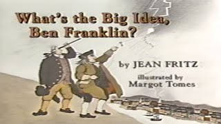 WHATS THE BIG IDEA BEN FRANKLIN 1976 — Weston Woods VHS Rip Digitization Iconographic Cartoon [upl. by Atinrehs]