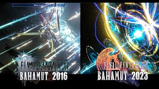 FINAL FANTASY 16 vs FINAL FANTASY 15 SUMMONSEIKONS COMPARISON 2016 vs 2023 [upl. by Kassia578]