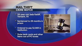 Vansant Va woman sentenced after breaking into Post Office boxes stole mail with bankcards [upl. by Eerized]