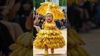 Cute Baby Fashion Showcutebaby fashion baby ai runway fyp viralvideo kawaii youtubeshorts [upl. by Gabbi]