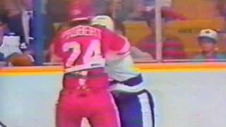 Bob Probert vs Wendel Clark Oct 17 1987 [upl. by Harriott]