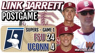 FSU Baseball  Florida State postgame press conference  244 win over UConn  Super Regionals FSU [upl. by Niveek]