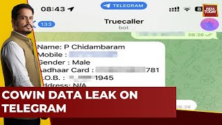 Cowin Data Leak On Telegram Details Of Citizen Made Public [upl. by Pasho742]