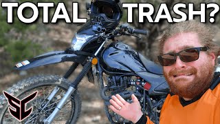 This AMAZON Motorcycle Might Surprise You  Hawk 250 Review [upl. by Aiahc]