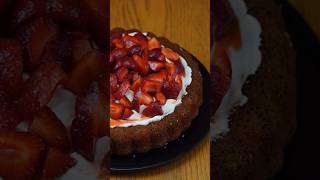 The Best Strawberry Shortcake Recipe 🍓🍰 shorts strawberry shortcake cake strawberry [upl. by Augusto]