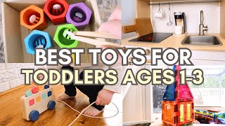 The ONLY Toddler Toys You Need For Ages 13  Montessori  Waldorf Play [upl. by Kiri3]