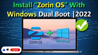 How To Install Zorin OS 161 With Windows Dual Boot 2022 [upl. by Doniv168]