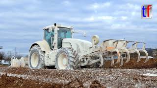 FENDT 936 Vario  Wirtgen Anbaufräse Bodenstabilisierung Sirnau Germany 2018 [upl. by Ecikram]