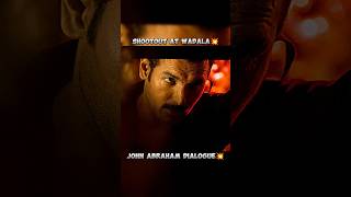 JOHN ABRAHAM  SHOOTOUT AT WADALA shorts johnabraham movie dialogue action status [upl. by Assirralc841]