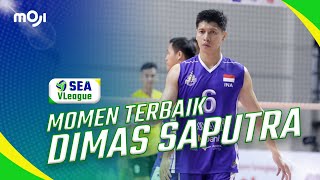 Momen Terbaik DIMAS SAPUTRA  SEA VLeague 2023  Moji [upl. by Krakow]