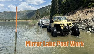 Mirror Lake I Post Replacement I Tincup Pass I Roads vs Trails I Road Maintenance [upl. by Eednus897]