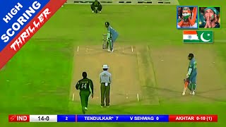 Greatest rivalry India vs Pakistan high scoring most thriller match in cricket history [upl. by Rainie]