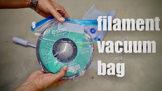 Filament Vacuum Bag with Handle Air Pump [upl. by Oninrutas798]