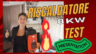 RISCALDATORE VEVOR 8 KW  TEST [upl. by Lemar901]