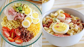 Cobb Pasta Salad with Ranch Dressing [upl. by Akinyt]