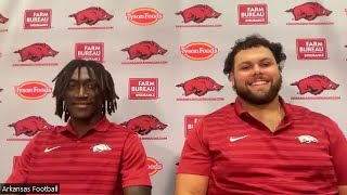 Rodney Hill and Fernando Carmona Jr preview SEC opener vs Auburn 91724 [upl. by Ecahc]