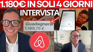 🎥 VIDEOINTERVISTA CLAUDIA 1180€ IN 4 GIORNI Recensioni Filippo Airbnb [upl. by Hurlbut]