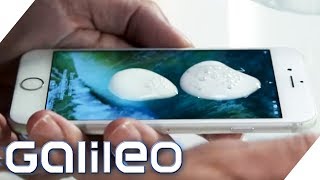 Zerkratztes Smartphone Display reparieren für 50 Cent So geht´s  Galileo  ProSieben [upl. by Jorgenson]