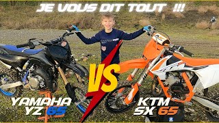 TEST 65 YZ VS 65 SX 2023  MATCH COMPARATIF MOTOCROSS ⚡️ [upl. by Etnovaj229]