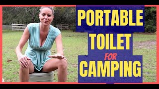 Best Portable Toilet for Camping  Van life Toilet  Portable Flushing Camp Toilet  Portable Toilet [upl. by Gerri]