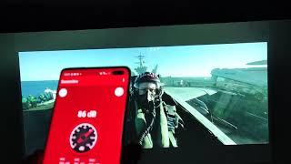 Xiaomi Mijia Mi Smart projector 2 Pro test  avis  review  sound demo top gun trailer [upl. by Enar]