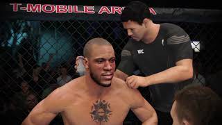 Ciryl Gane vs Jairzihno Rozenstruik UFC 4 Fight [upl. by Lativa]