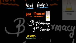 FREE B PHARMACY 1ST SEMESTER LECTURES ✅ 2024 pharmacy bpharmacy1stsem bpharmacy [upl. by Anivel488]