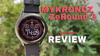 MyKronoz ZeRound 3 Smartwatch Review  Affordable and practical [upl. by Bannister]