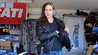 Viking Cycle Presents Cruise Womens Leather Motorcycle Jacket Review Video Best Leather Jacket [upl. by Canotas]