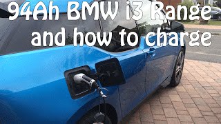 94Ah BMW i3 Charging Range on a Charge and App Info [upl. by Oilejor253]