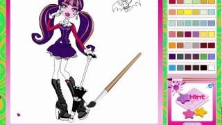 Juego Colorear las Monster High [upl. by Battiste]