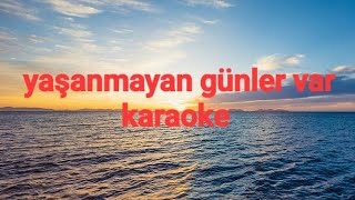 Yaşanmayan günler var karaokeDEMET ELLOO [upl. by Megan]