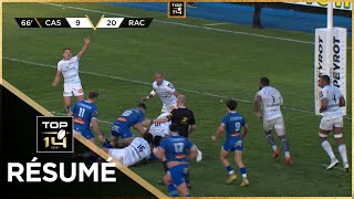 TOP 14 Saison 20232024 J19  Résumé Castres Olympique  Racing 92 [upl. by Sidonie879]