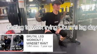 Attempting the Cbum leg day [upl. by Judson]