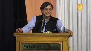 Shashi tharoor best speech at sacred heart college [upl. by Sybil]