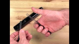 Uncaptured guide rod installation thumb technique [upl. by Nosak]