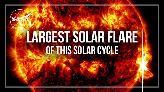 Sun Releases Largest Flare of this Solar Cycle [upl. by Enilarac]